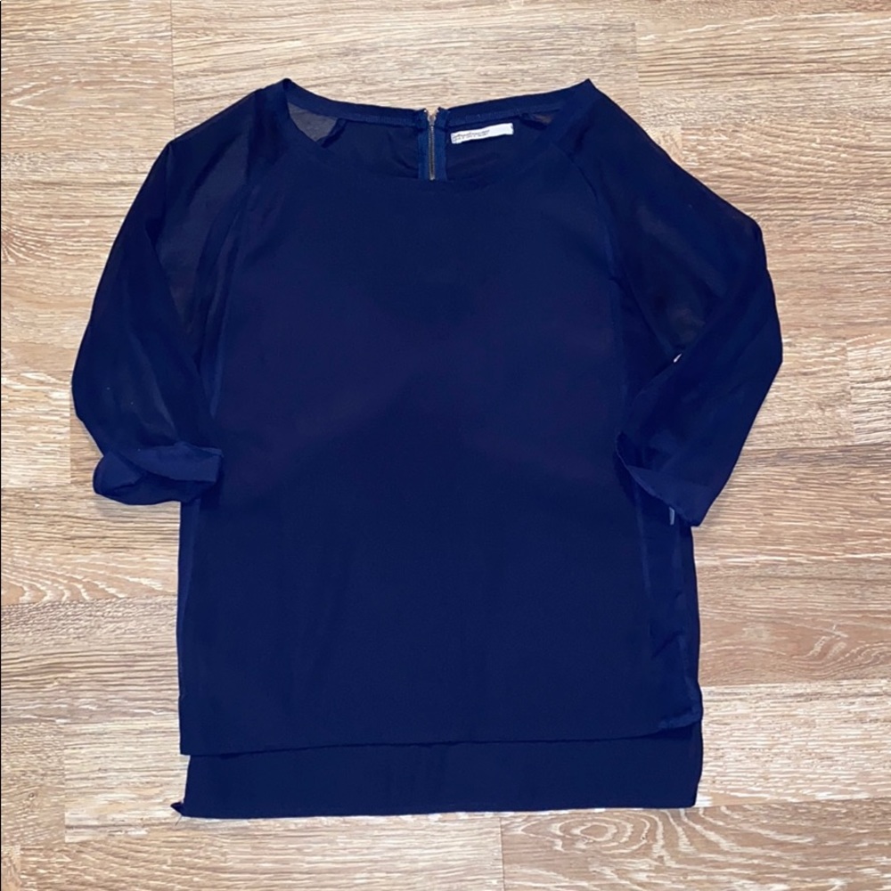 Blue Stradivarius Top